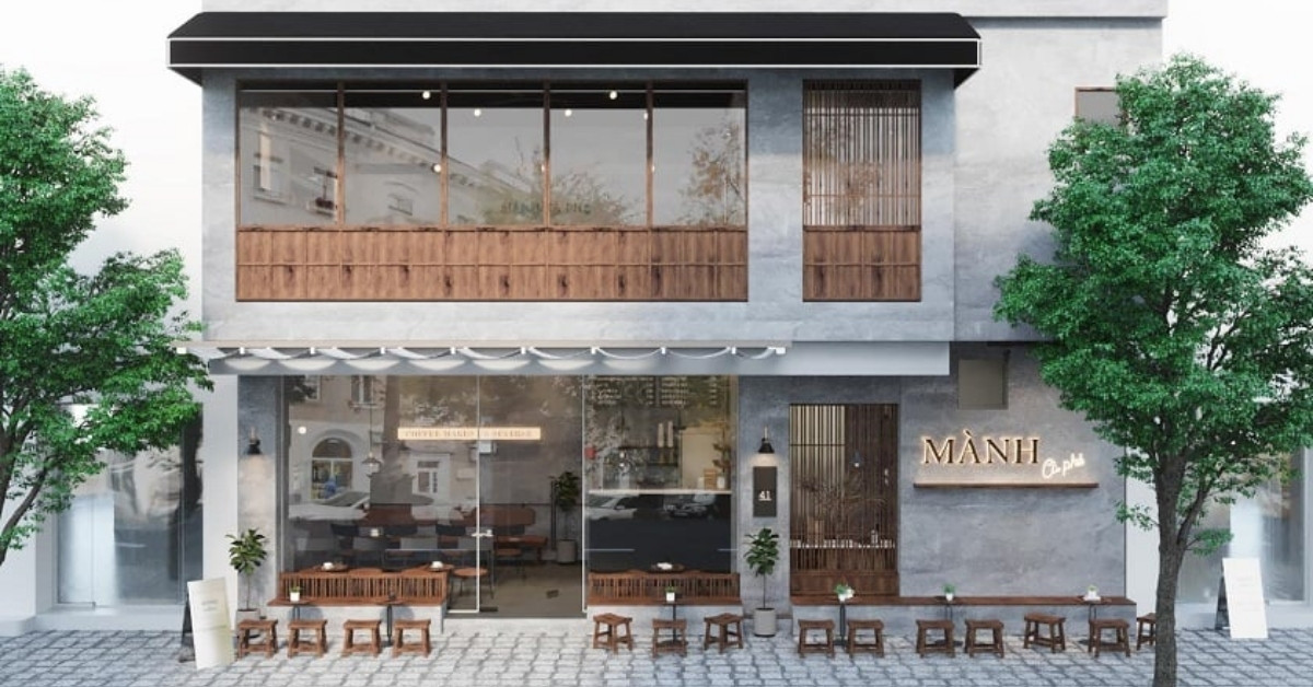 Vị trí và mặt bằng quán cafe cây xanh