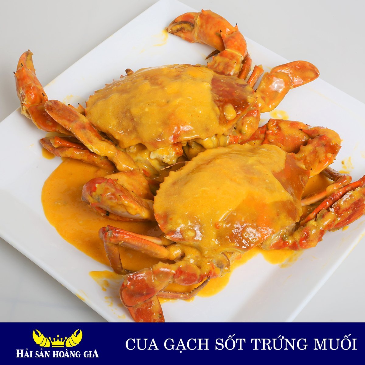 Cua gạch sốt trứng muối