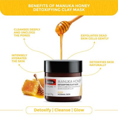 Mặt nạ thải độc và làm sạch da Swisse Manuka Honey Detoxifying Facial MaskMặt nạ thải độc và làm sạch da Swisse Manuka Honey Detoxifying Facial - Sukin - Mỹ phẩm thiên nhiên số 1 tại Úc