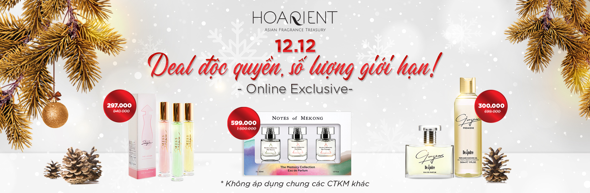 Ưu đãi Độc quyền Tháng 12 chỉ từ 99k