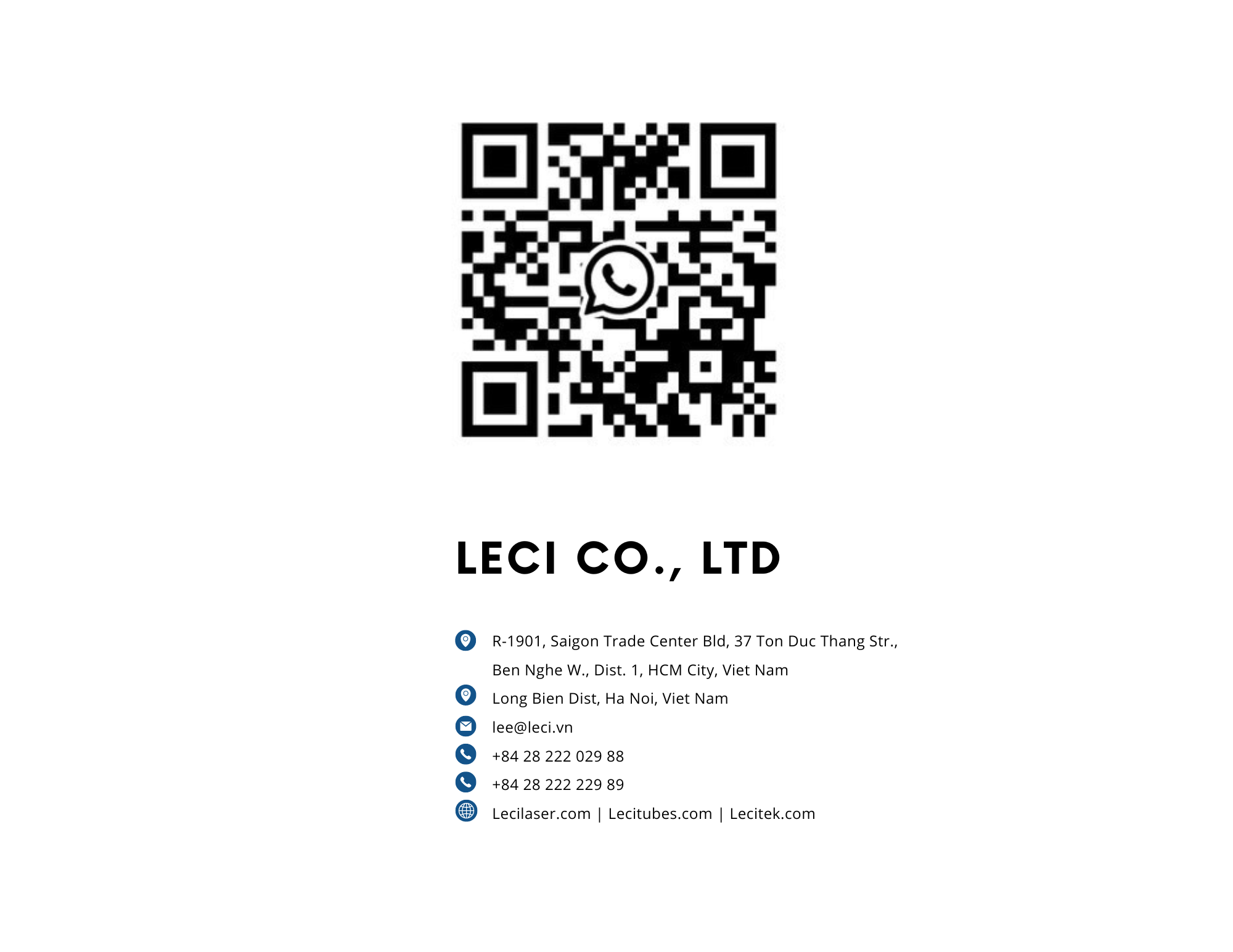 LECI contact TP Hồ Chí Minh