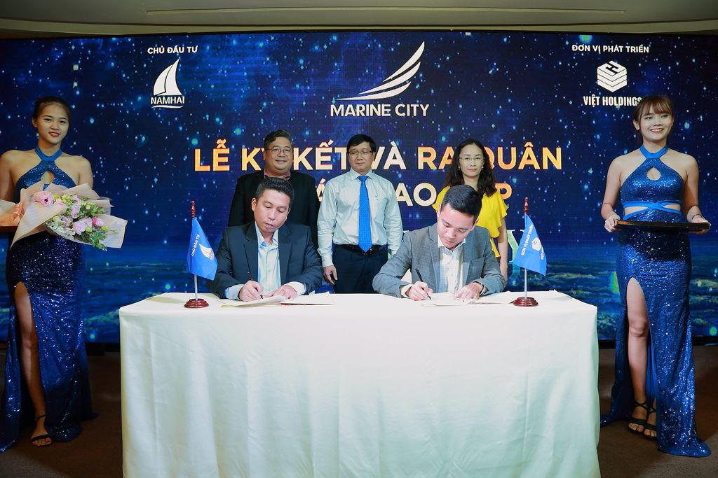 LỄ KÝ KẾT VÀ RA QUÂN DỰ ÁN MARINE CITY LỄ KÝ KẾT VÀ RA QUÂN DỰ ÁN MARINE CITY