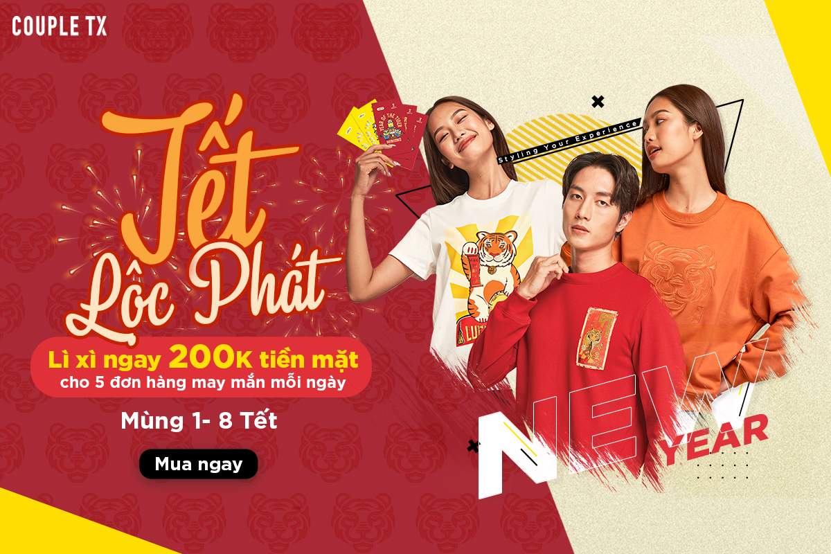 TẾT LỘC PHÁT-MUA ONLINE LÌ XÌ NGAY TIỀN TƯƠI COUPLE TX