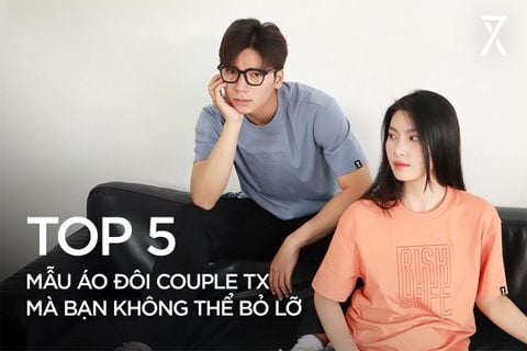 TOP 5 MẪU ÁO ĐÔI COUPLE TX MÀ BẠN KHÔNG THỂ BỎ LỠ