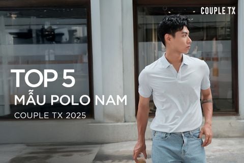 TOP 5 MẪU ÁO POLO NAM COUPLE TX 2025