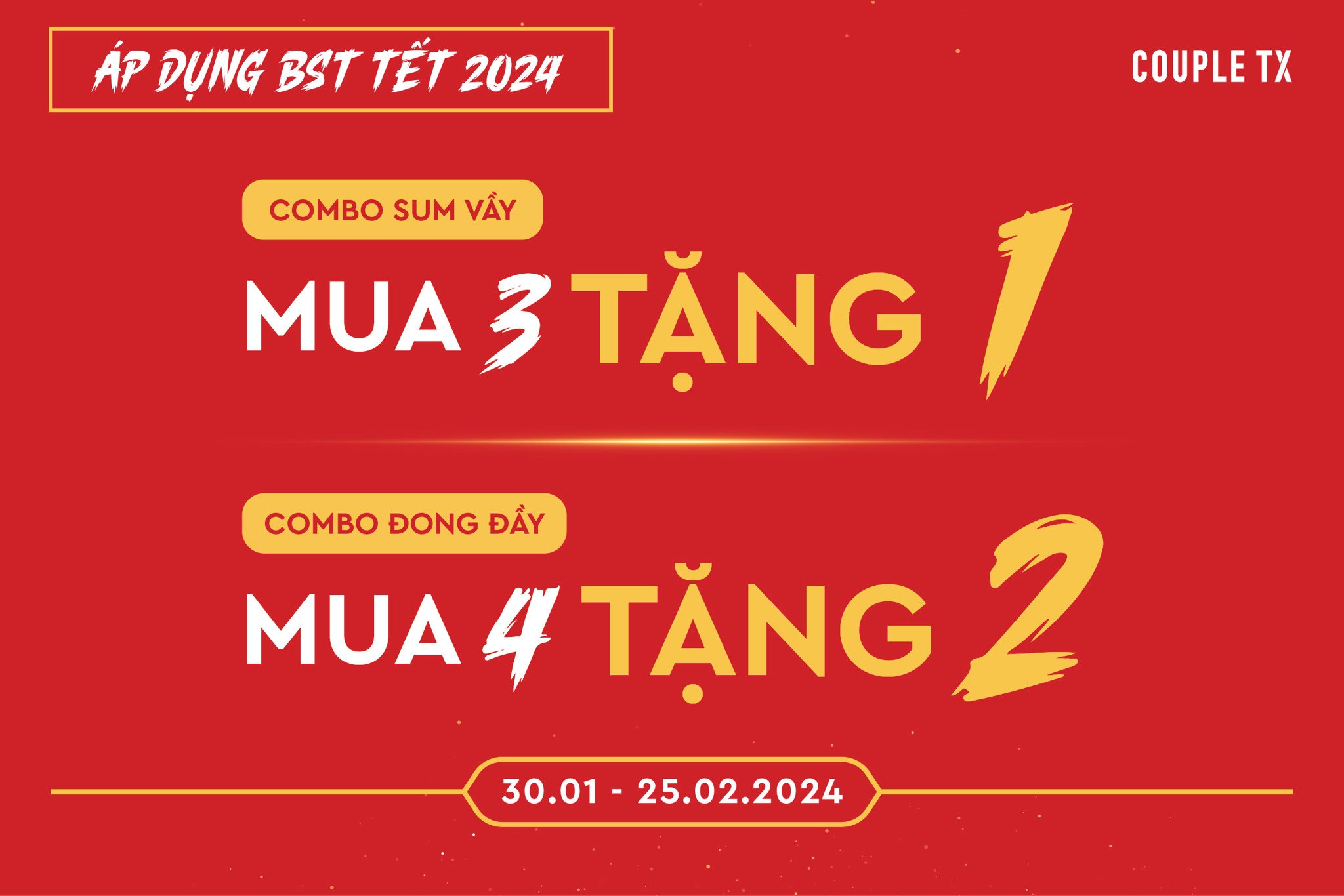 TẾT SUM VẦY TẾT ĐONG ĐẦY | ƯU ĐÃI DÀNH RIÊNG BST TẾT 2024