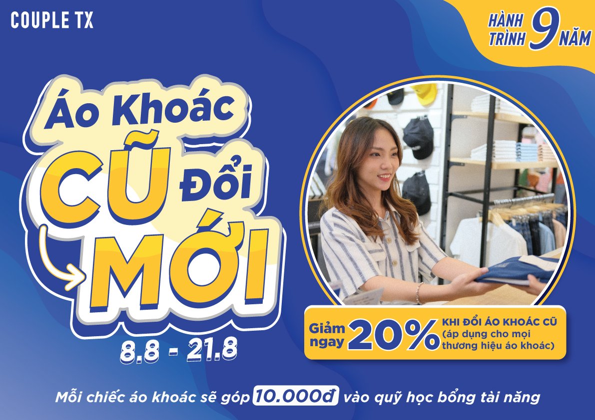 ÁO KHOÁC CŨ ĐỔI MỚI - HÀNH TRÌNH 9 NĂM LAN TỎA YÊU THƯƠNG