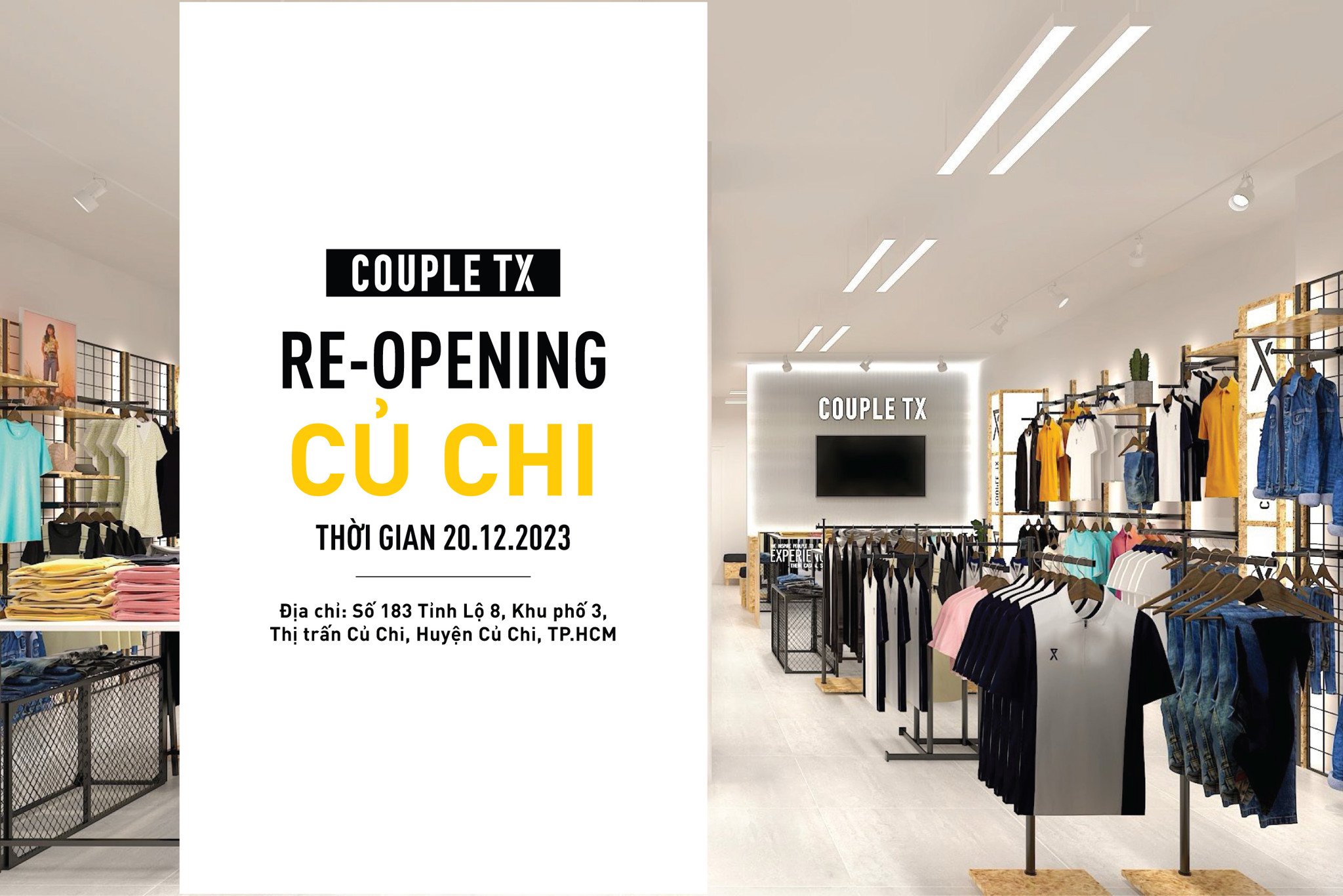 RE - OPENING COUPLE TX CỦ CHI | 20.12.2023