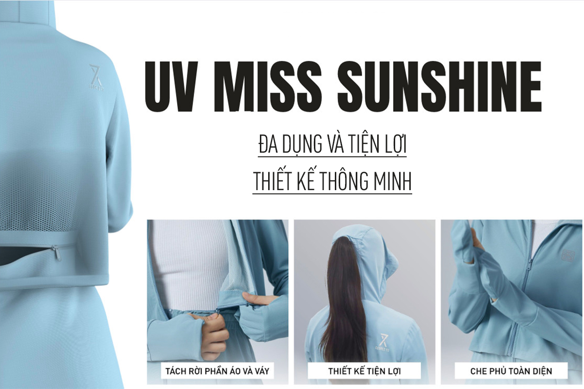 Áo Khoác Miss UV Sunshine Tech - Giải Pháp Chống Nắng Toàn Diện