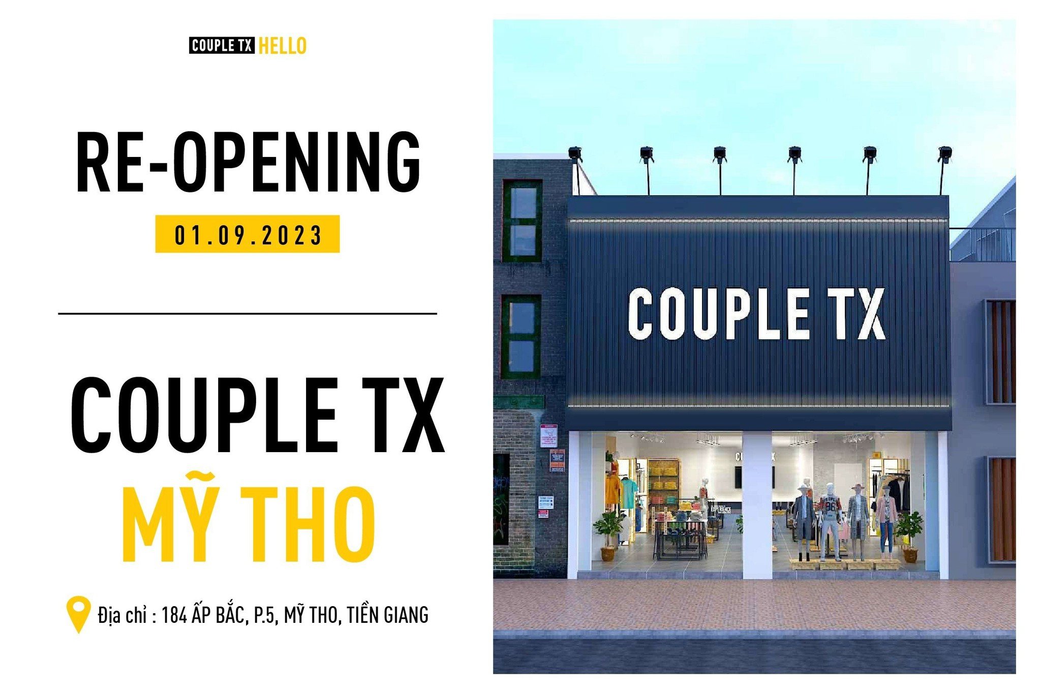 [RE-OPENING] COUPLE TX MỸ THO 01.09.2023