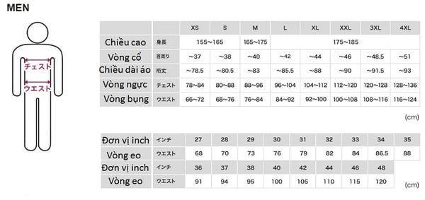 Cập nhật hơn 84 về chọn size áo uniqlo mới nhất  cdgdbentreeduvn