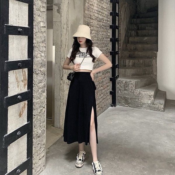 Phối đồ với chân váy dài mặc sao cho chuẩn fashionista? - COUPLE TX