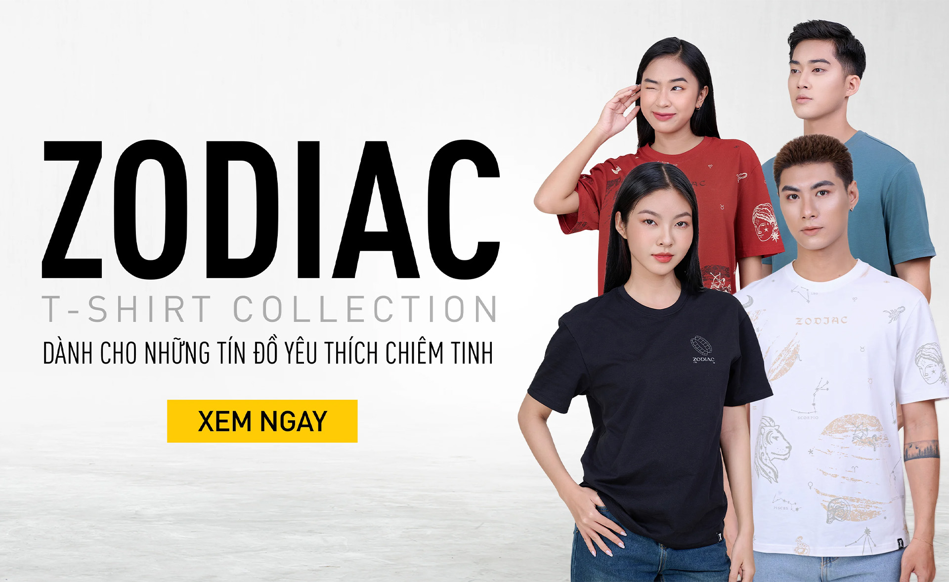 Áo Thun Nam Nữ Zodiac Cung Hoàng Đạo Collection