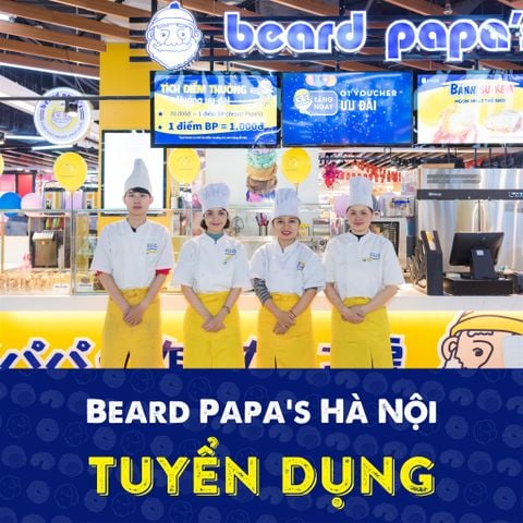 Tin tuyển dụng Beard Papa’s tháng 5/2018