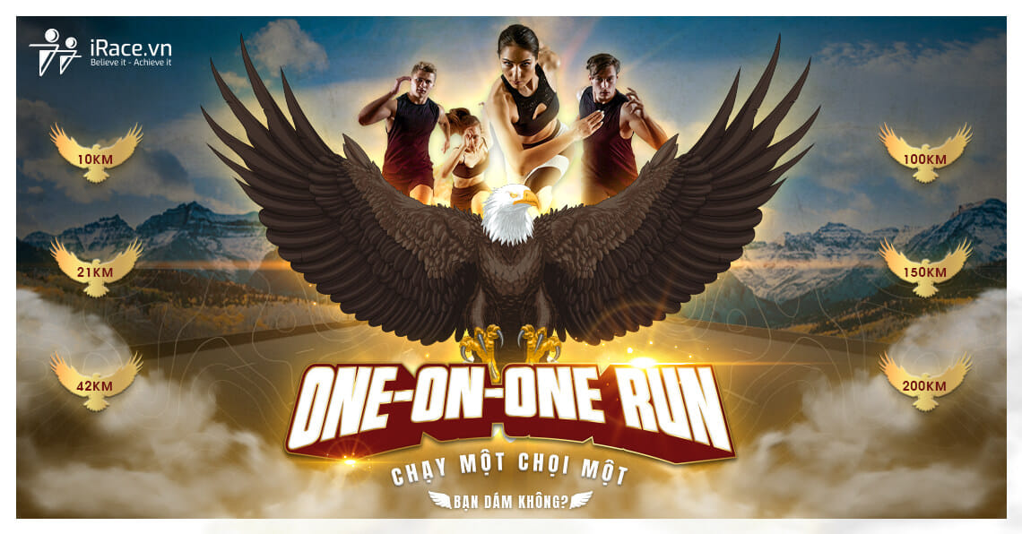 Giải Chạy Bộ One-on-One Run thử thách 1 CHỌI 1 – Chiến đấu với chính mình