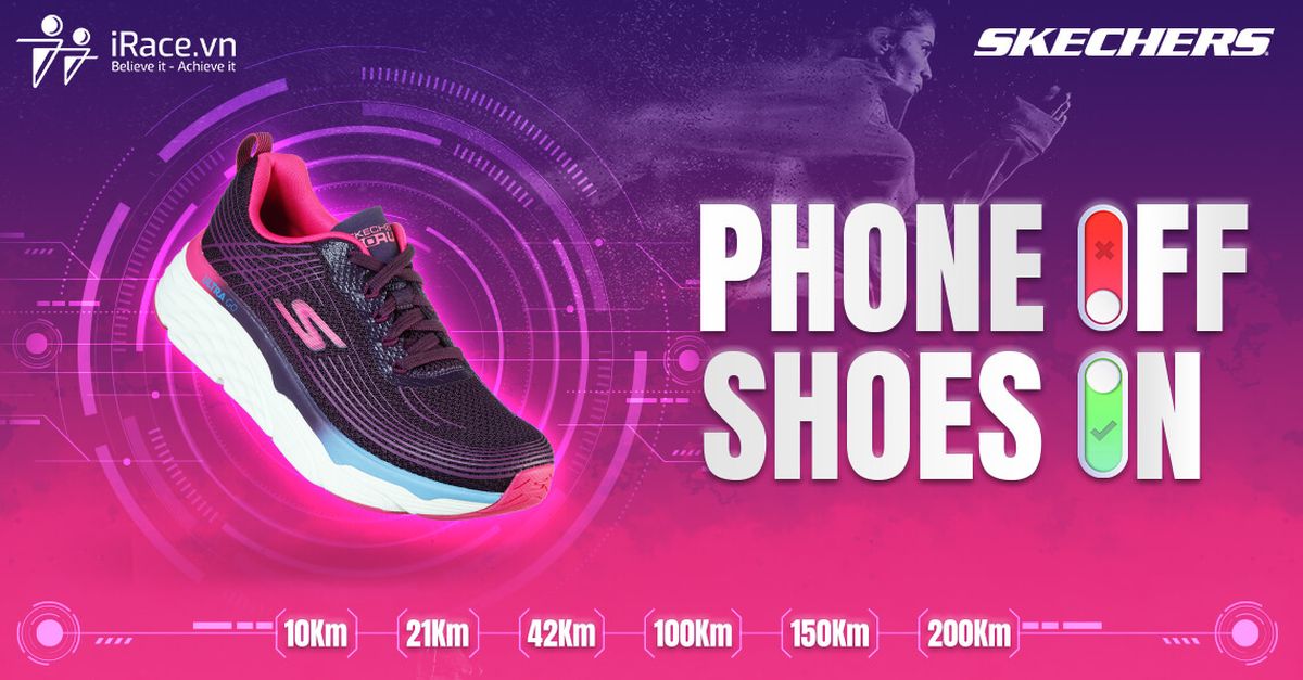[Giải chạy trực tuyến] Phone Off Shoes On - Lan toả tinh thần thể thao tích cực
