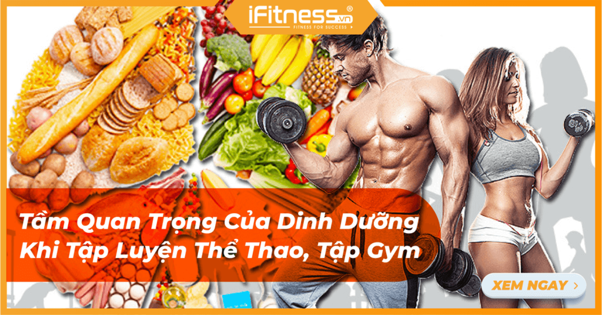 Tầm Quan Trọng Của Dinh Dưỡng Trong Tập Luyện Thể Thao, Tập Gym?