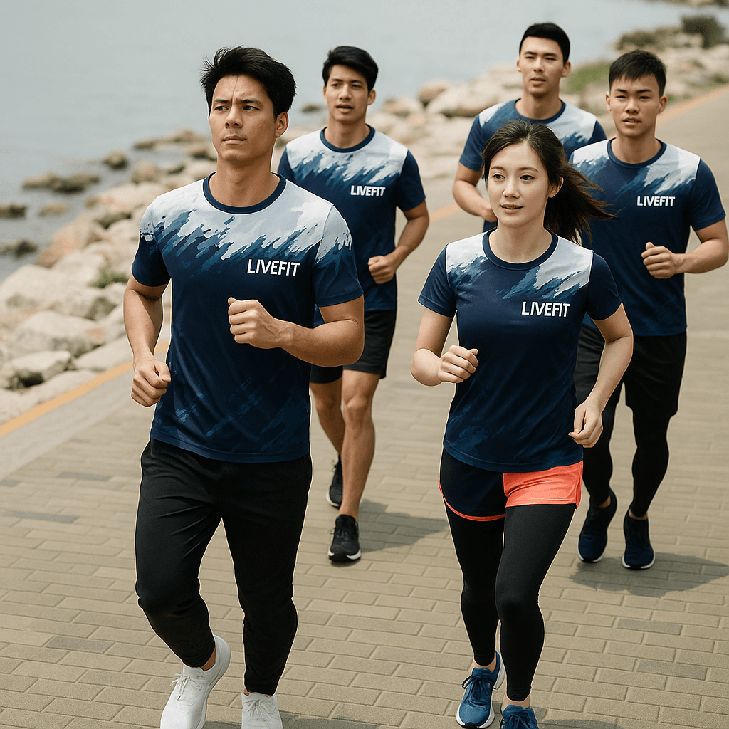 Mẫu áo thun thể thao thiết kế riêng