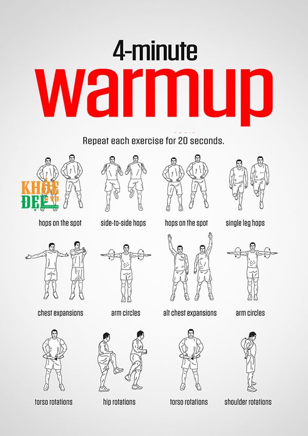 bai tap khoi dong 4 minute warmup workout