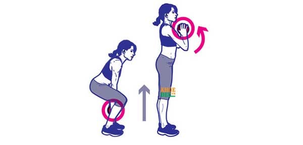 Plie Squat and Arm Curl