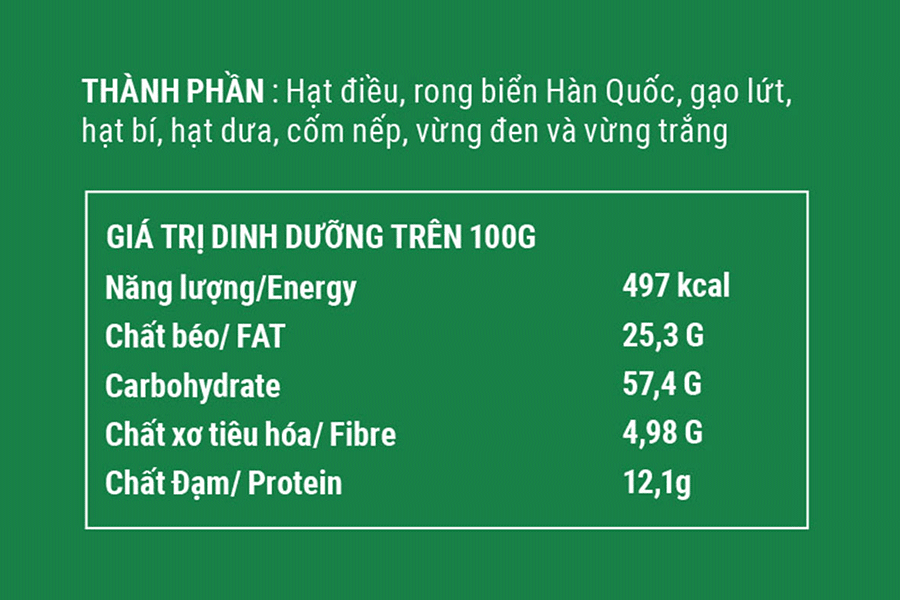 Bánh hạt ngũ cốc thanh phan