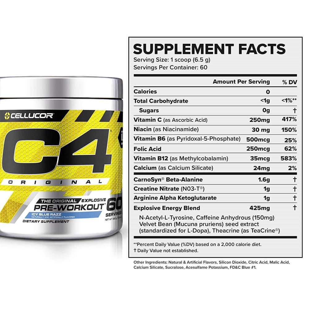 C4® Original Pre Workout Powder Supplement