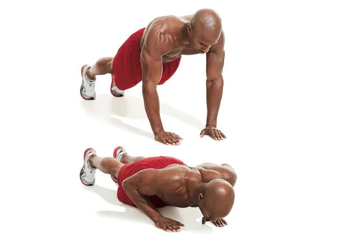 Close-grip Pushup