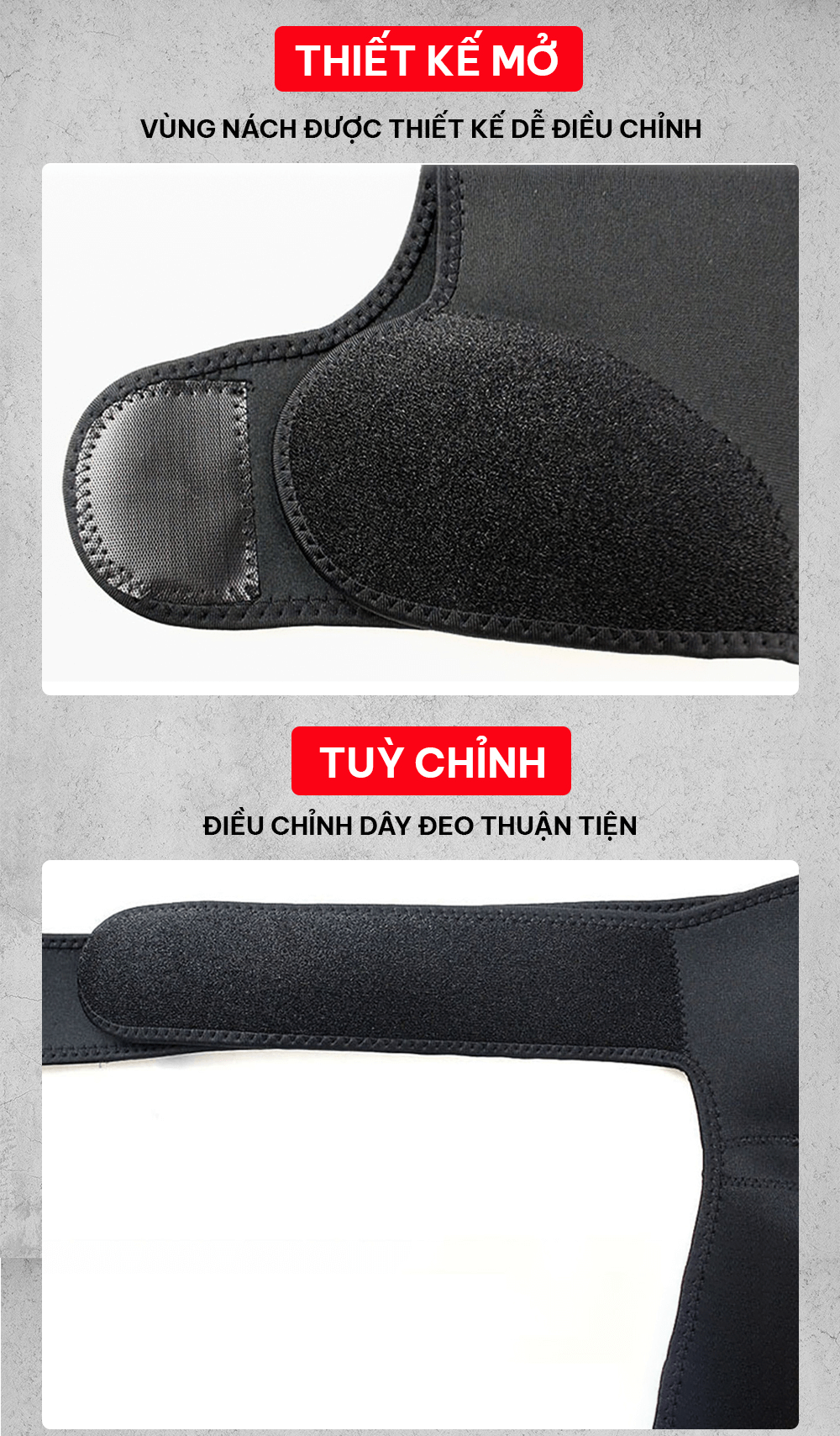 Đai bảo vệ cố định khớp vai chính hãng GoodFit GF702S