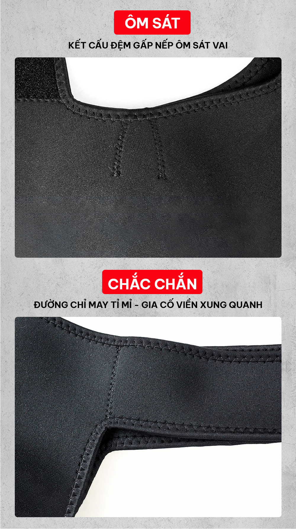 Đai bảo vệ cố định khớp vai chính hãng GoodFit GF702S