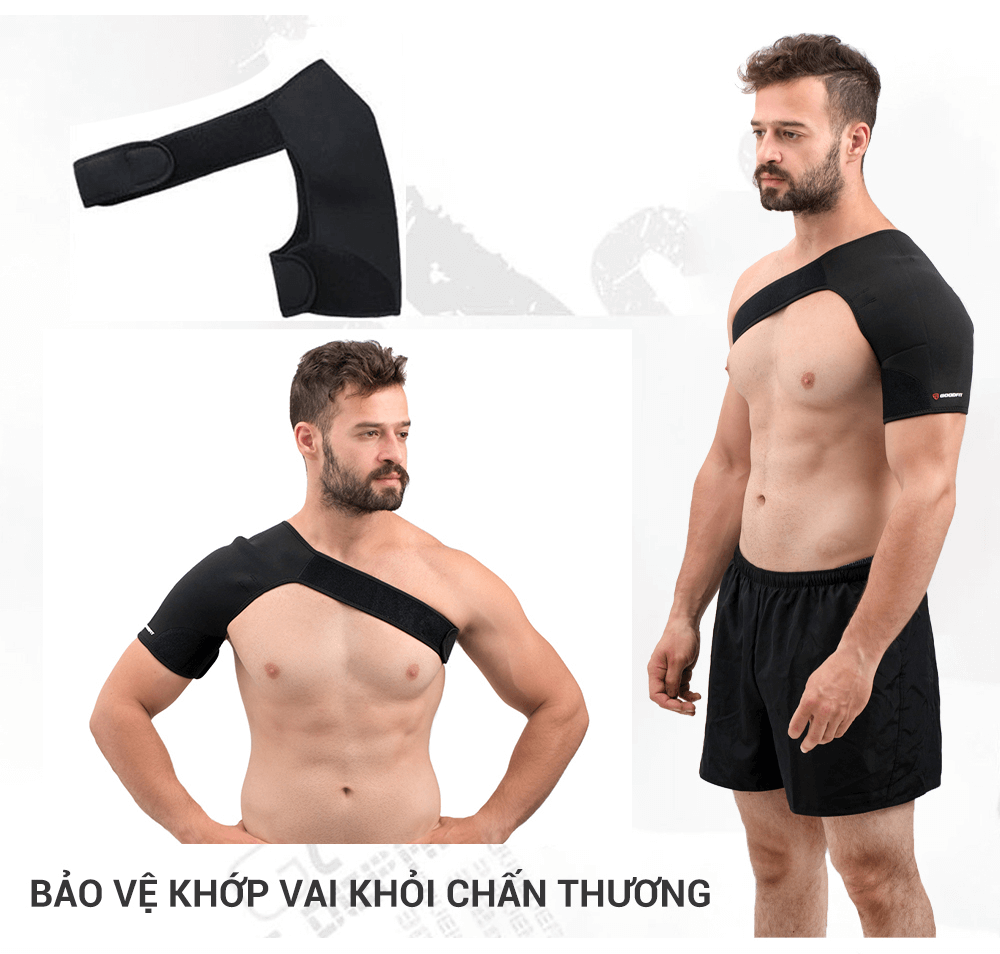 Đai bảo vệ cố định khớp vai chính hãng GoodFit GF702S