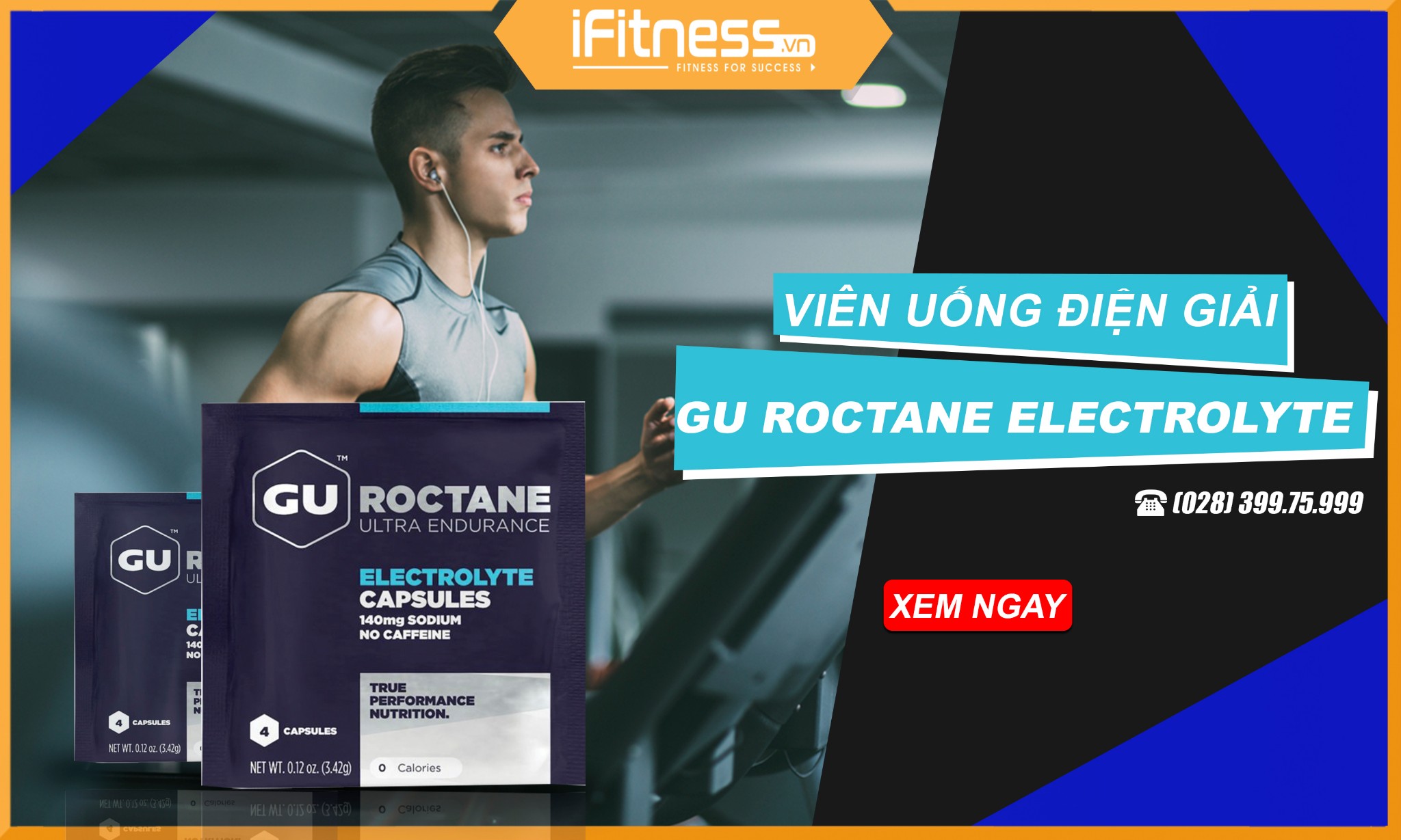 Gu roctance electrolyte capsules 50 caps