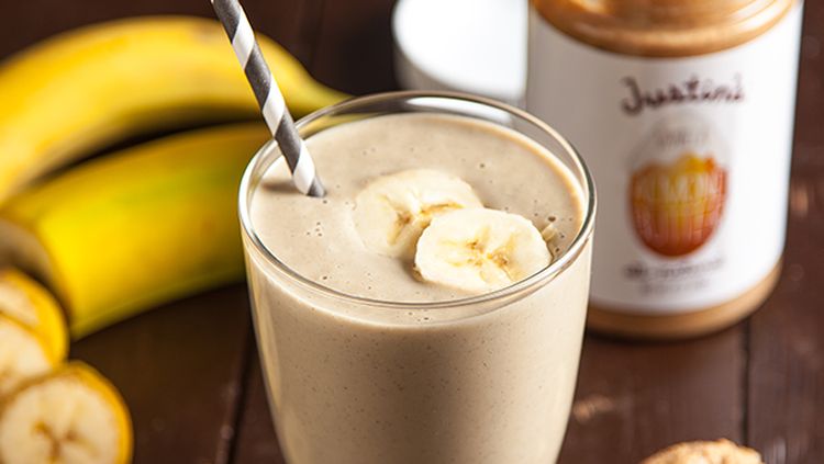 almond butter banana smoothie