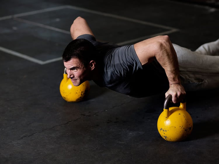 Kettlebell Pushups