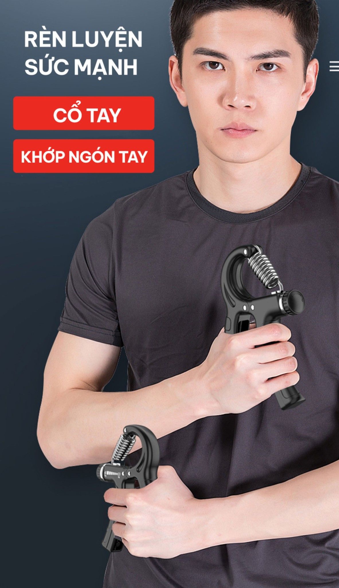 Kìm tập tay chữ A có đếm số tự động GoodFit GF02E