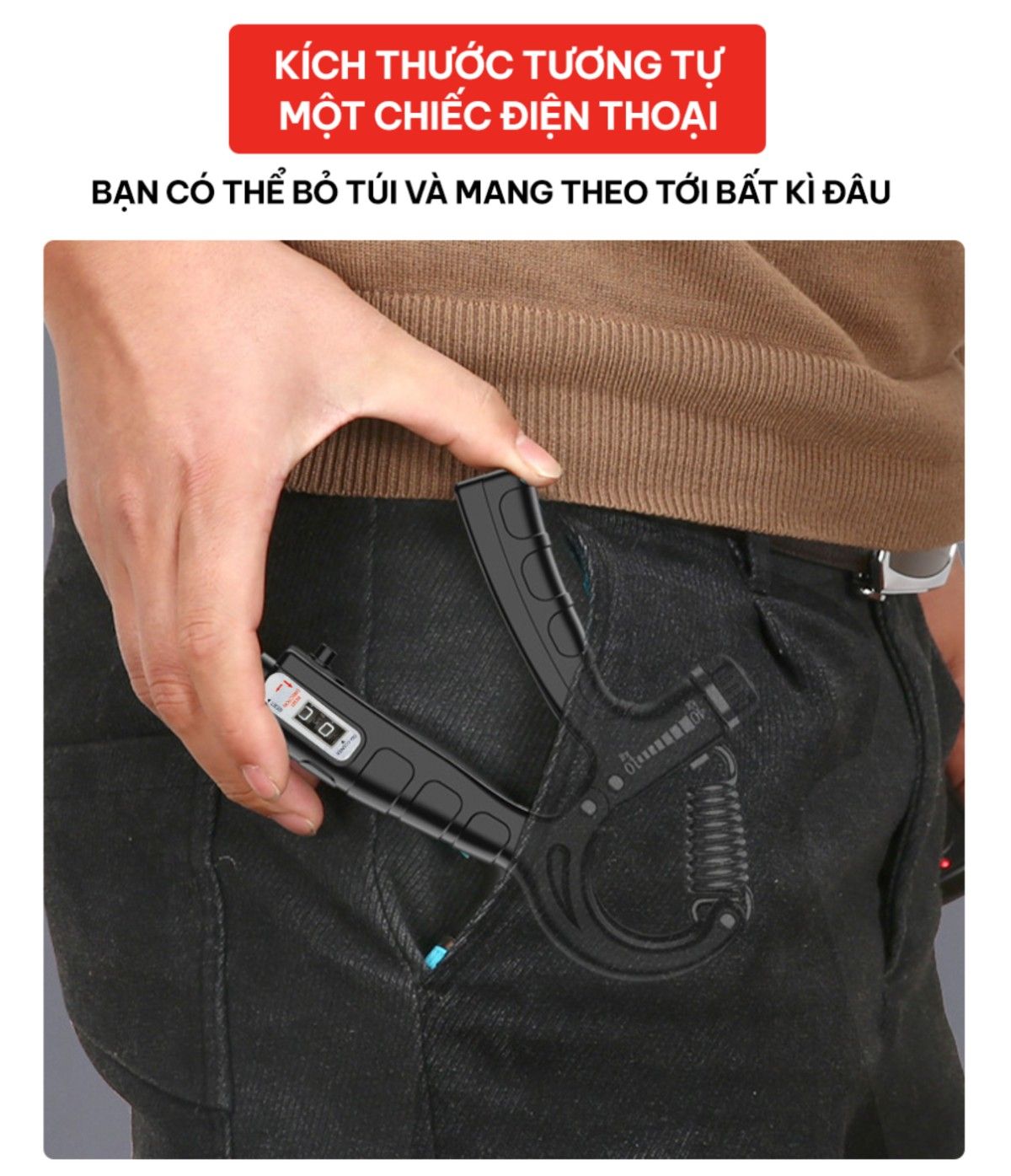 Kìm tập tay chữ A có đếm số tự động GoodFit GF02E