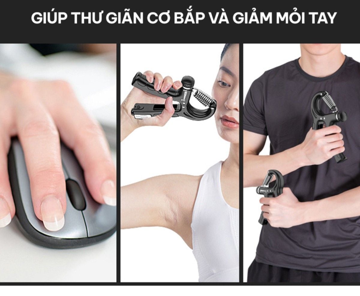 Kìm tập tay chữ A có đếm số tự động GoodFit GF02E