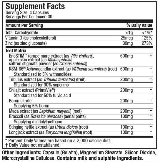 muscletech suppfacts testhd