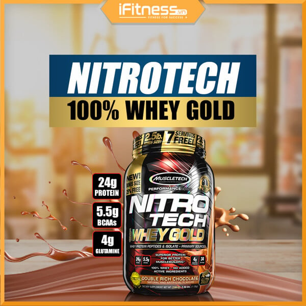 nitrotech 100% whey gold