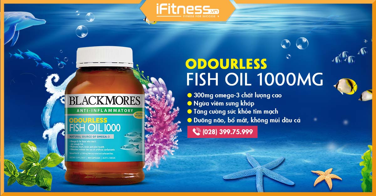 Blackmores Odourless Fish Oil 1000mg