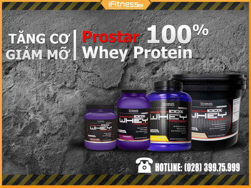  Prostar 100% Whey Protein 4.54kg banner