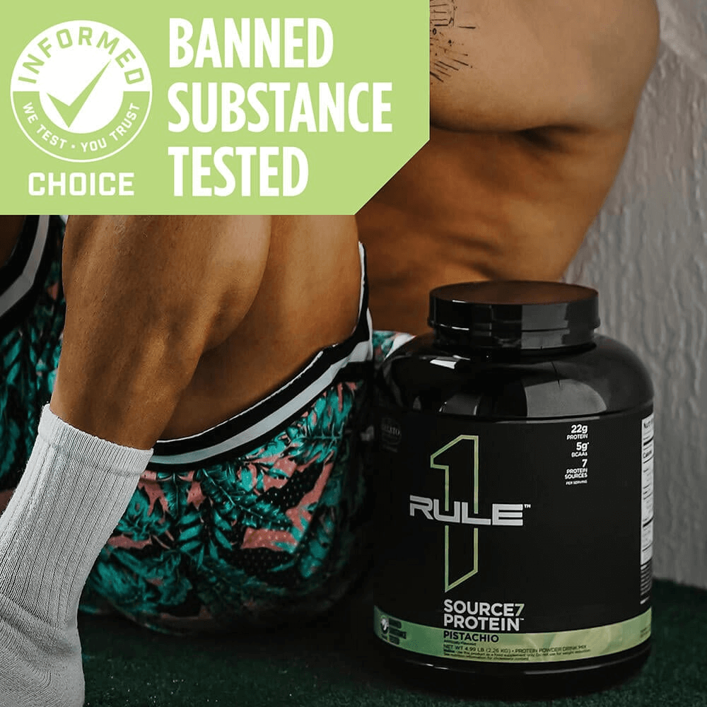 Sữa Tăng Cơ Giảm Mỡ Rule One Protein R1 Source7 Protein Vanilla 4.98 lbs