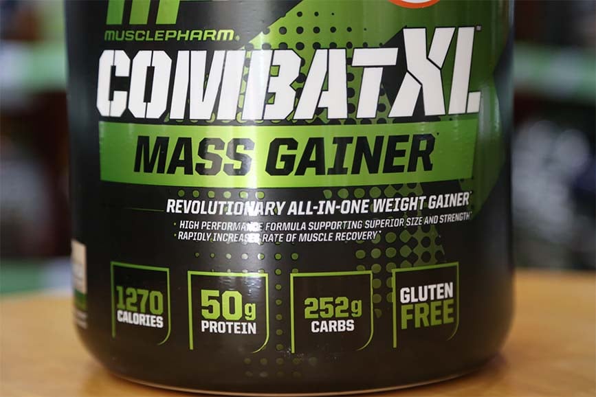 review combat xl mass gainer