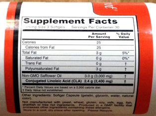 Supplement Depot CLA Facts