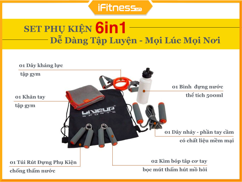 liveup gym set 6in1