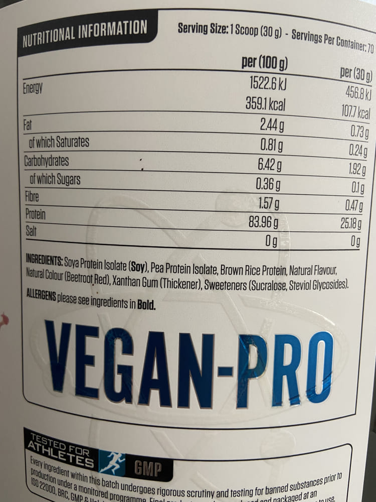 vegan pro 3