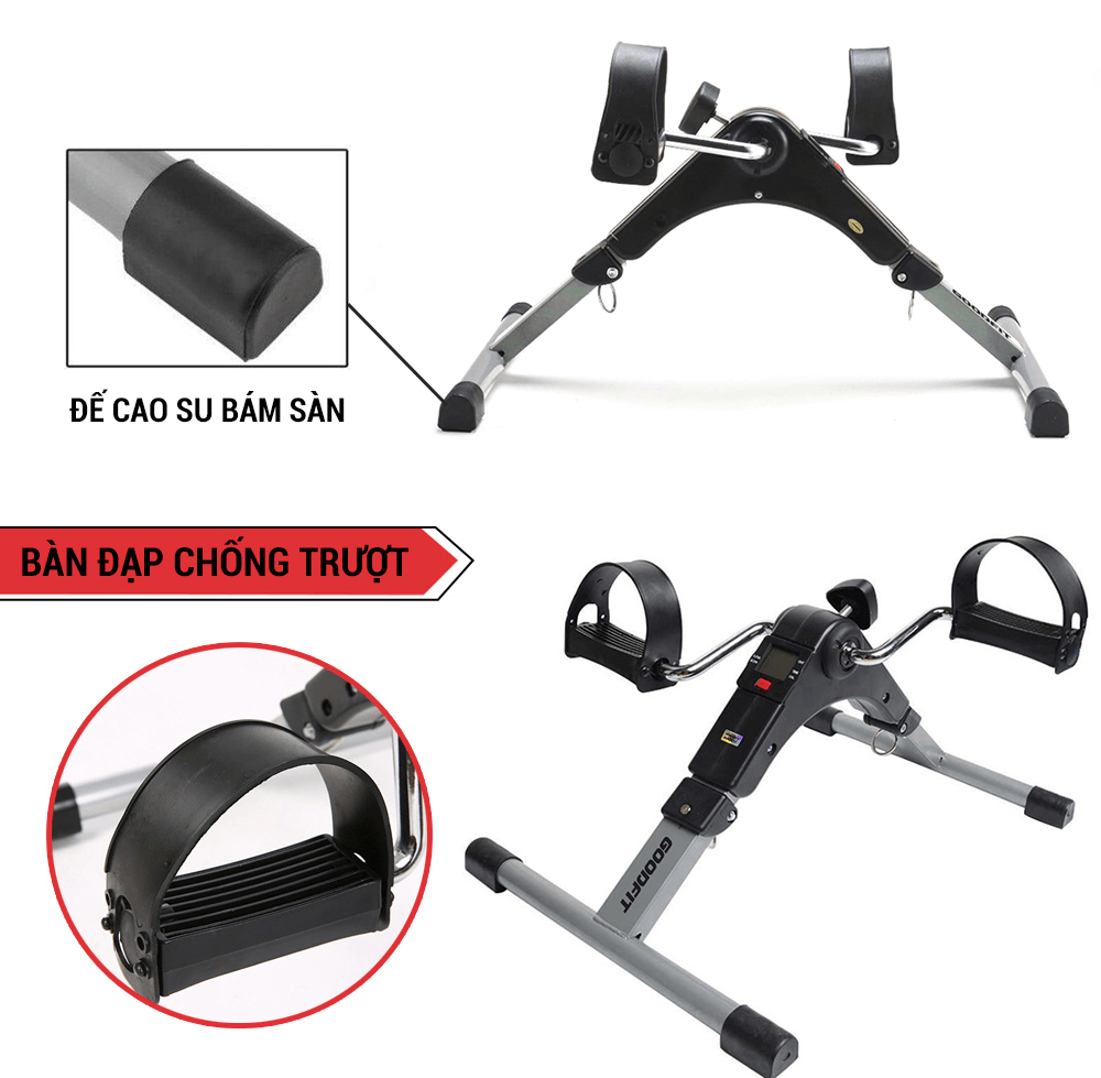 Xe đạp thể dục mini tại nhà gấp gọn GoodFit GF002MB