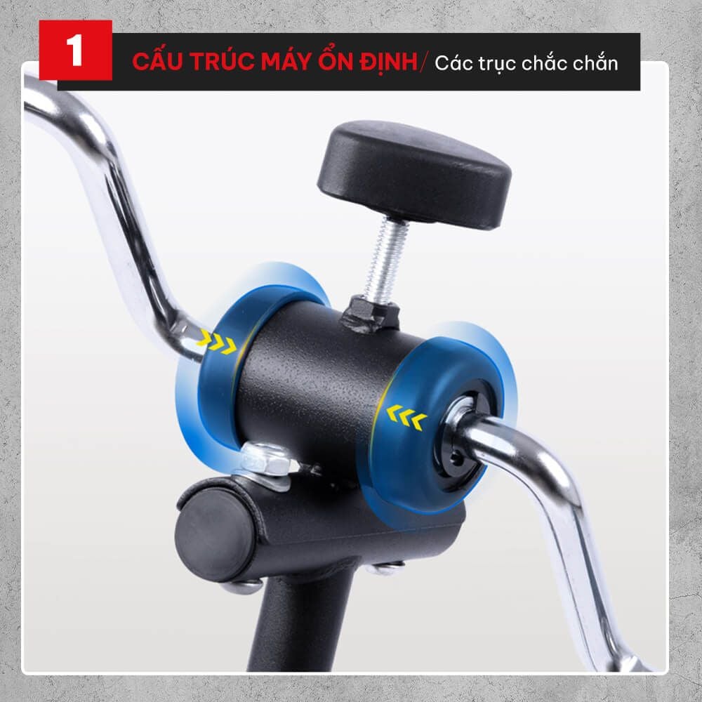 Xe đạp thể dục tại nhà, tập chân tập tay phục hồi chức năng GoodFit GF004PE