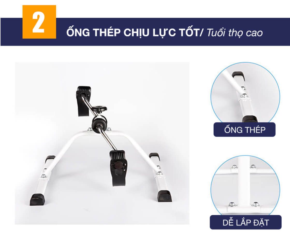 Xe đạp thể dục mini tại nhà gấp gọn GoodFit GF003MB