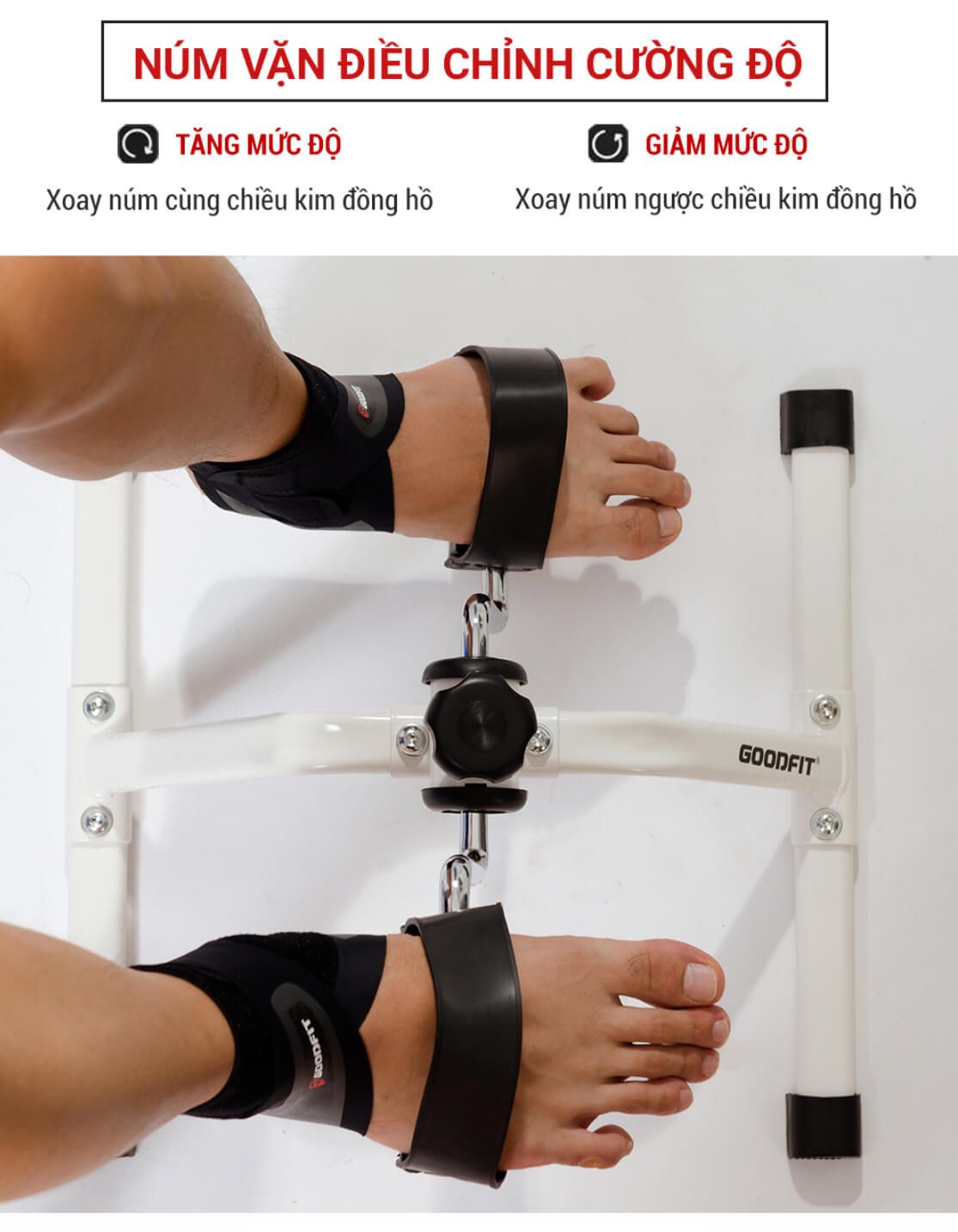 Xe đạp thể dục mini tại nhà gấp gọn GoodFit GF003MB