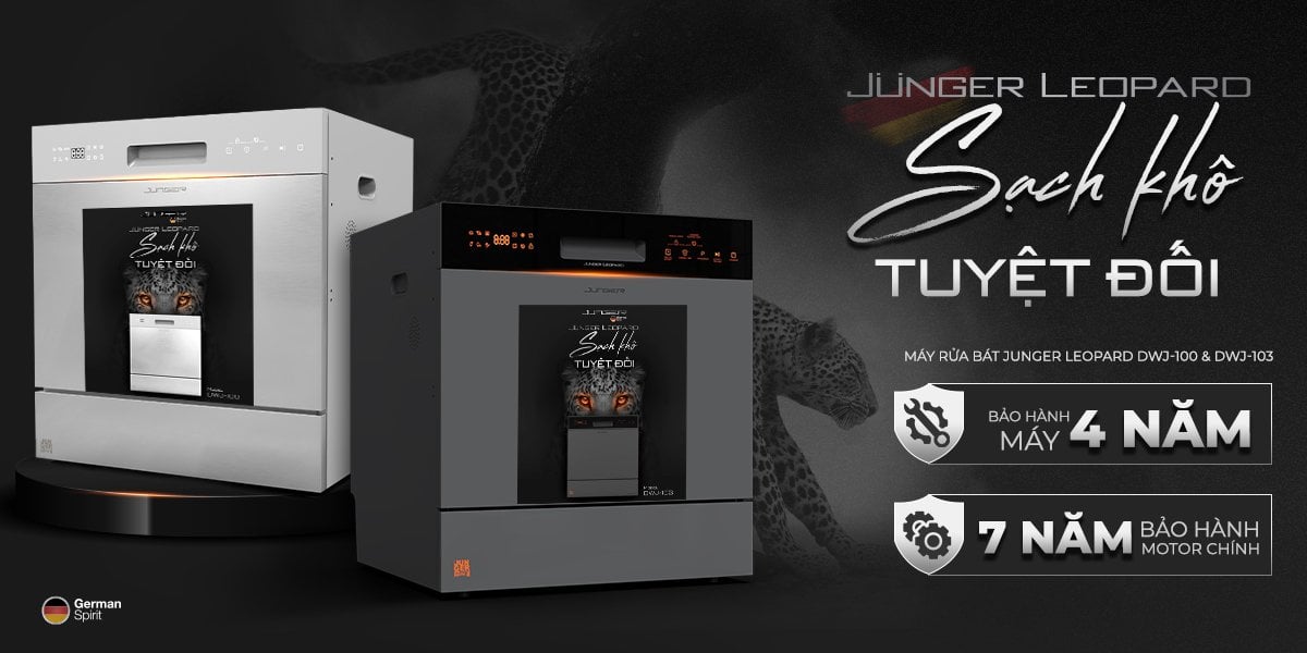 MÁY RỬA BÁT JUNGER LEOPARD DWJ-103